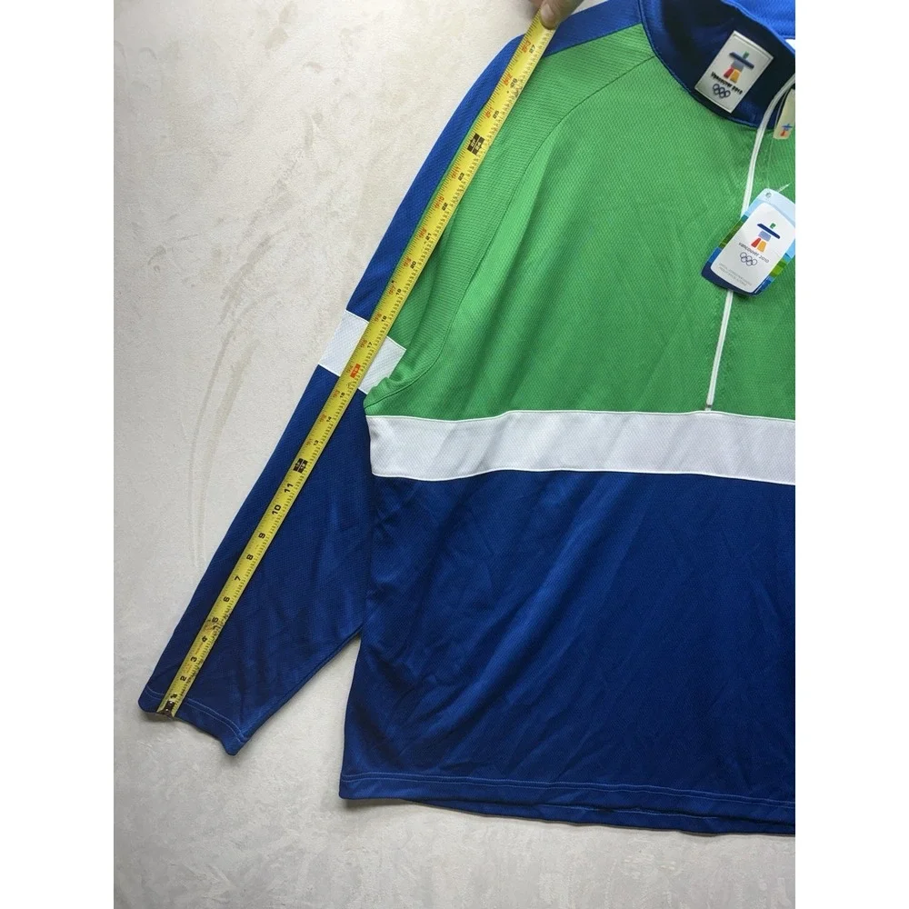 NWT Vancouver 2010 Winter Olympics 1/4 Zip Pullover Jacket Mens Large XP Apparel